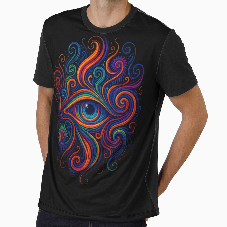 Psychedelic Eye Trippy Vibes by Uglyandcute