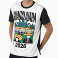 Guadalajara 2026  Mexico Football Soccer Souvenir T-Shirt V12 by DarylWelsh2024