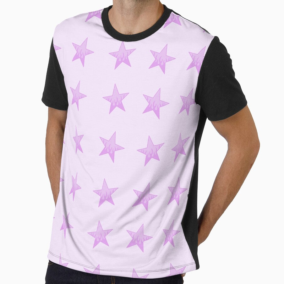 Pack of purple stars with cute flames by Pastel-PaletteD