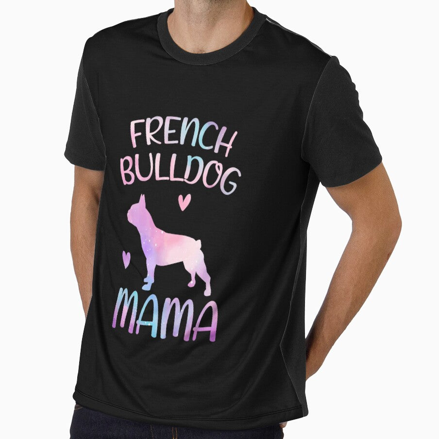 French bulldog Dog Mama Mom Watercolor, French bulldog dog Mama mother, French bulldog Owner Mom Chritmas Birthday Gift by xlnv