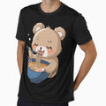 Cute Bear Eating Ramen by InsanseCreation