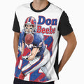 Don Beebe Retro 90s Vintage Bootleg Style Football by Thogan0416