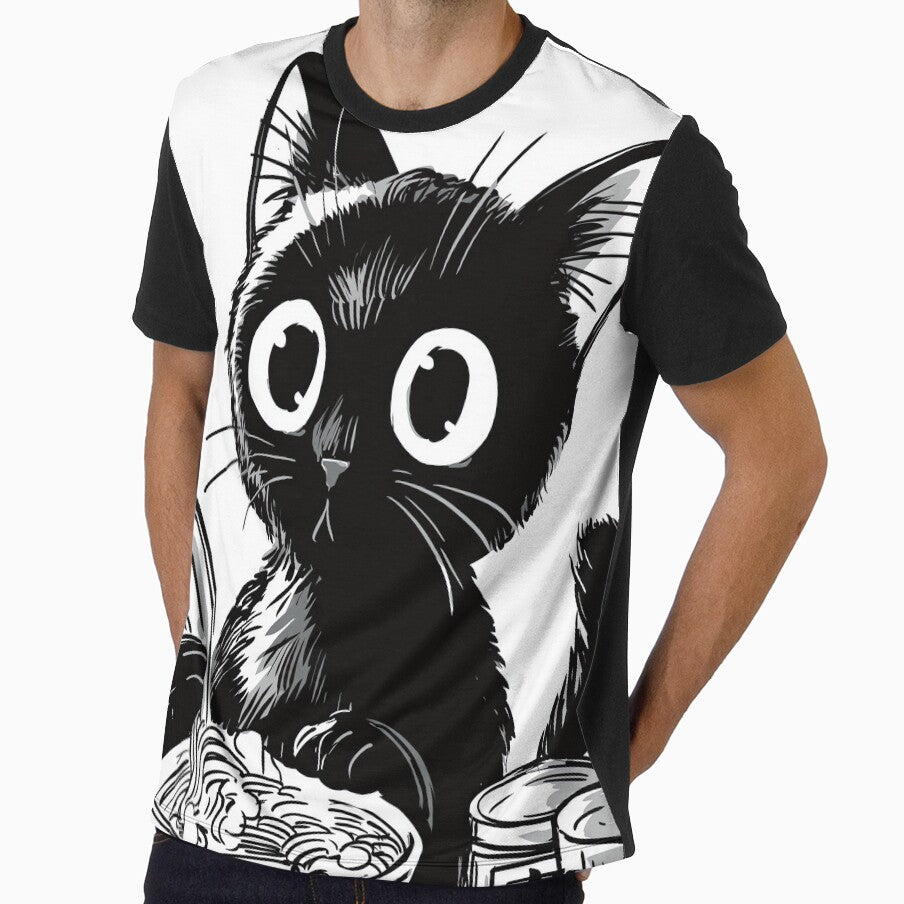 Kawaii Kitty's Noodle Bowl by Retro Type