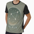 Minimalist Taurus Constellation Design by Designeerguy