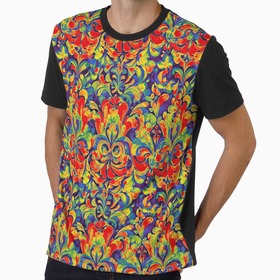 Floral Pride Print | LGBT Pride Month Pattern by thaneydesign