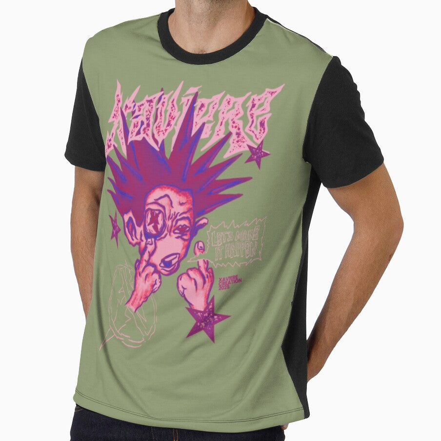 Revenge Punk Spiky Cartoon Character by CraftdLibrary