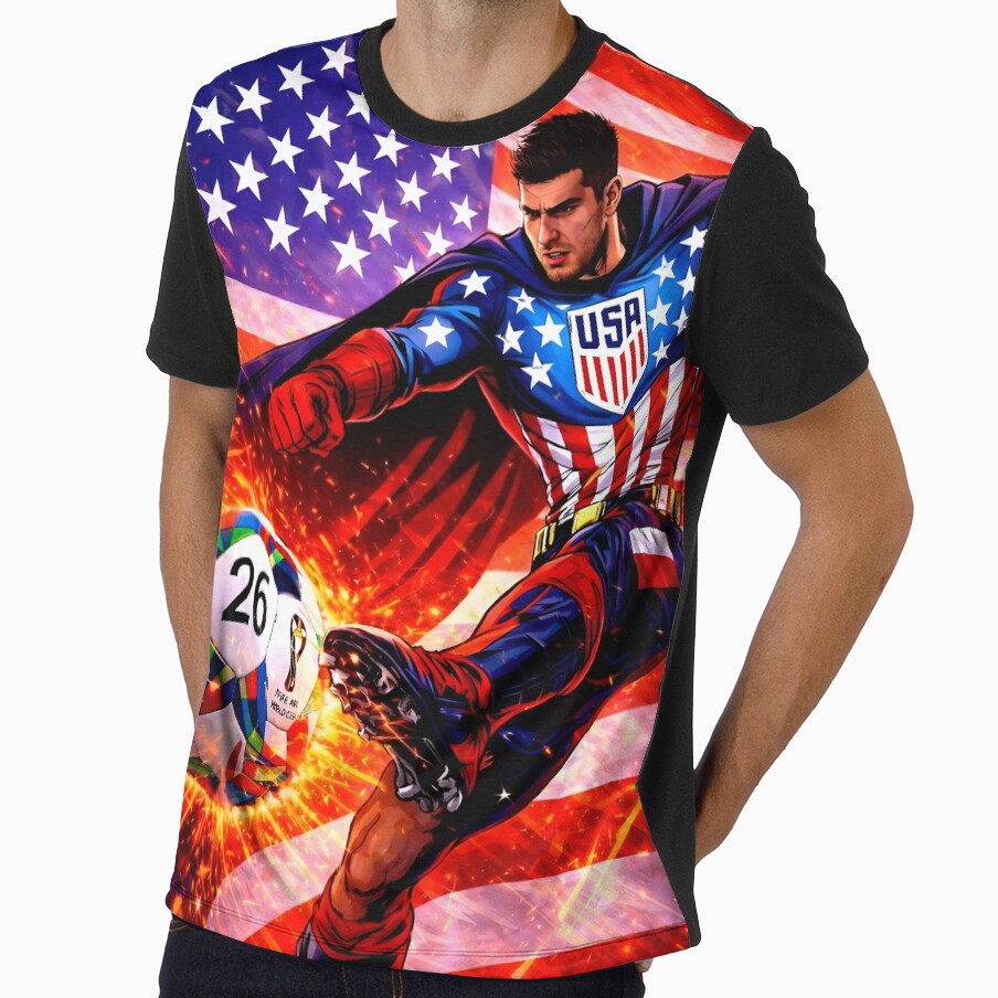 USA Soccer World Cup 2026 Superhero by 07Saga01city