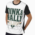 Dink & Rally Club Shirt | Pickleball Social League Vintage Sports Design | Court Members Only Paddle Club Apparel by The Daily Goods