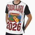 Guadalajara 2026  Mexico Football Soccer Souvenir T-Shirt V1 by DarylWelsh2024