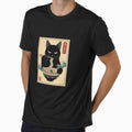 Japanese Cat Ramen Great Wave Vintage Art Food Men Women Kid by scottygrindz