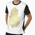 Royal Golden Hamsa Hand by maryedenoa