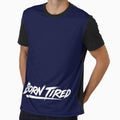 Born Tired White Typography – Introvert Streetwear Design by SkullVor