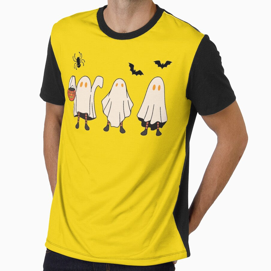 Retro Halloween Ghost, Spooky Kids, Halloween Toddler, Cute Ghost, Spooky Season Kids by DesignDenDo ⭐⭐⭐⭐⭐