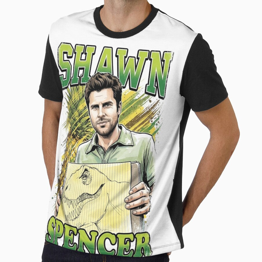 Shawn Spencer Psych Retro 90s Vintage Bootleg Style by Thogan0416
