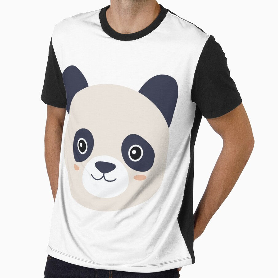 Cute Kawaii Panda Face Sticker Transparent Background by NadDot