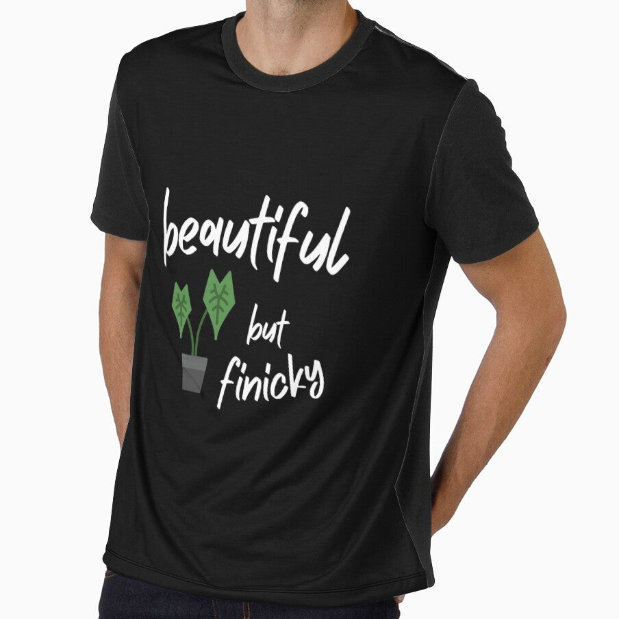 Alocasia: Beautiful but Finicky - Funny Houseplant Quote by ZlodziejkaKiwi