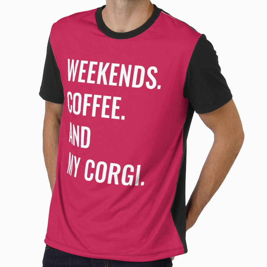 Weekends Coffee And My Corgi by manishfzr1995