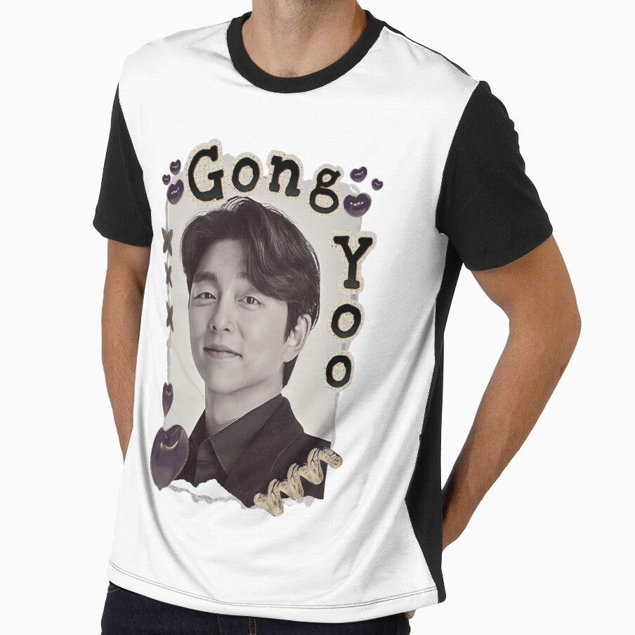 Gong Yoo: Korean Drama Actor Scrapbook Collage Cozy Y2K Vintage Design by HELL0WBELLO