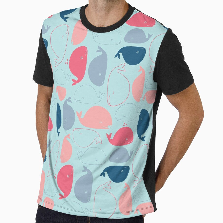 Happy Whales Pattern by SharksOnShore