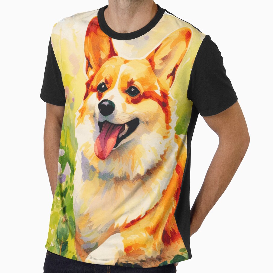 Corgi In The Flowers by TheAnimalZ00