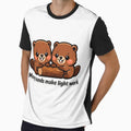 Cute Kawaii Beavers Many Hands Make Light Work by Bright Sprout Wear
