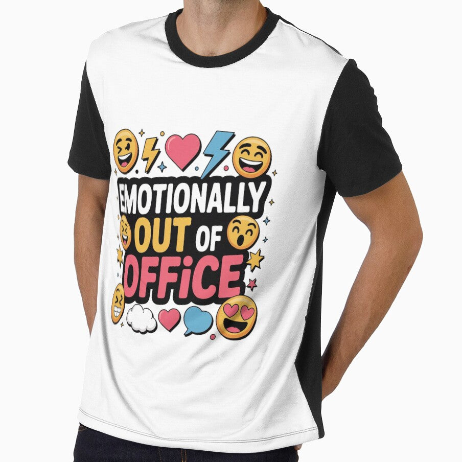Emotionally Out Of Office Funny Valentine Single Life Quote Design by Aarvya Fashion Club ( A.F.C )