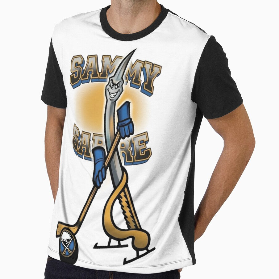 Retro Sammy Sabre - Vintage Buffalo Hockey Mascot by Thogan0416