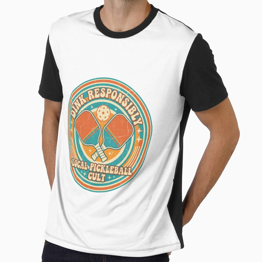 Dink Responsibly Local Pickleball Cult Retro by DigitalAnnaBanana