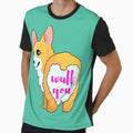 Thicc Cute Butt Corgi Says Wuff You by Cawaiico