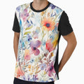 Spring Flowers Watercolour Design 3 by Nick-English