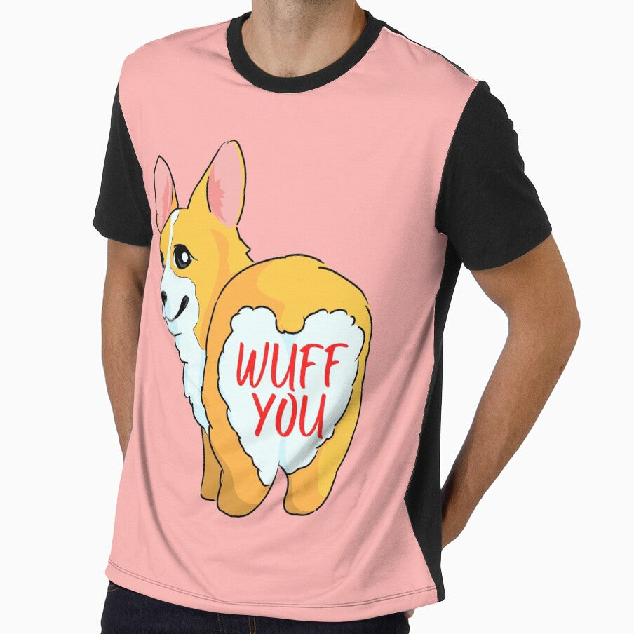 Heart Butt Cute Corgi Says Wuff You Pack of 4s by Cawaiico