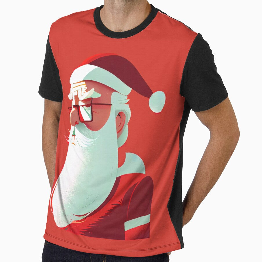 Retro Vintage Santa Claus, Red Santa Claus by T-Shirt-Depot