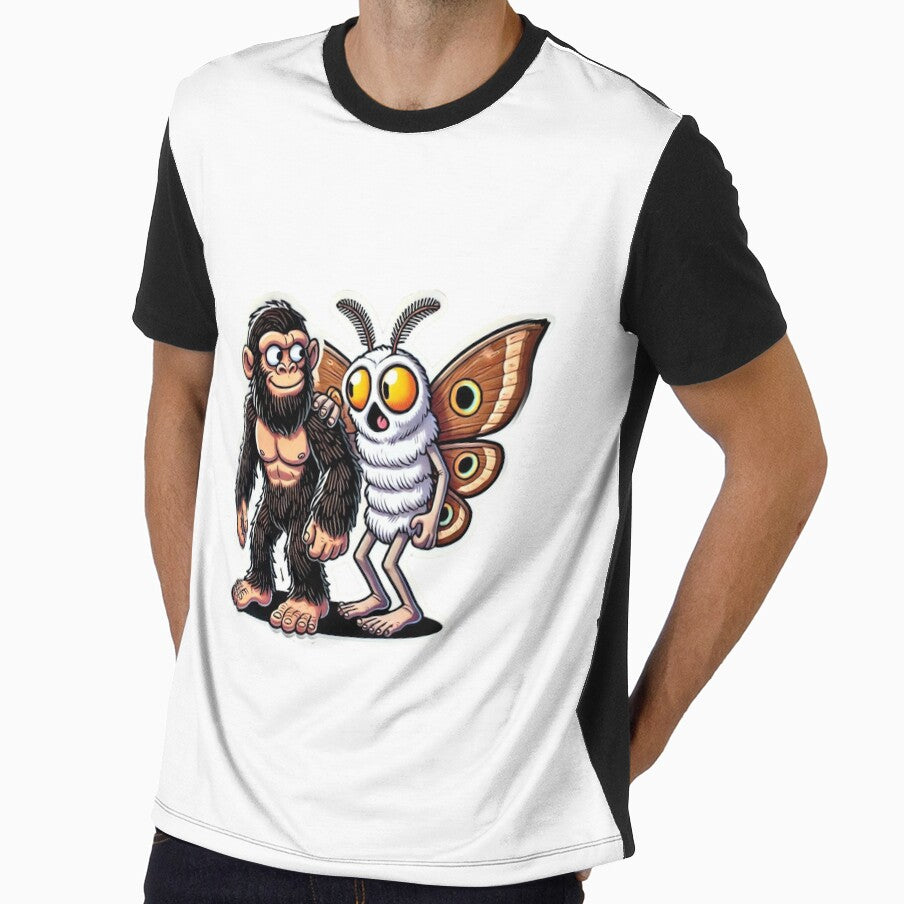 Bigfoot and Mothman Best Friends by BrinaandPops