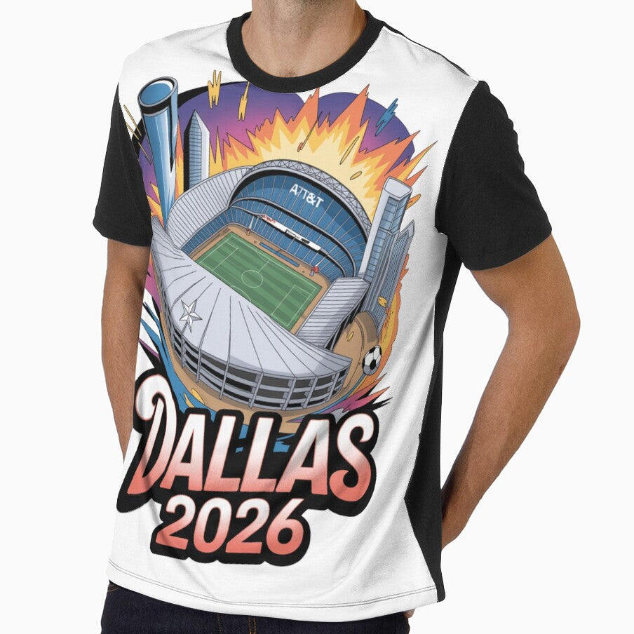 Dallas 2026 Texas Soccer Souvenir T-Shirt V21 by DarylWelsh2024