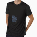 Here We Are Too Tired To Care – Exhausted Introvert Sticker with Sarcastic Mood by Shut Up and Stick It