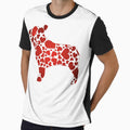 Frenchie Love, Frenchie Mom, French Bulldog Hearts, French Bulldog Valentine by FunShirtDesigns