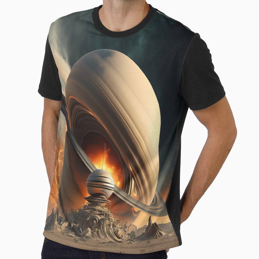 Saturn demolished electrical waves by Palteeshop
