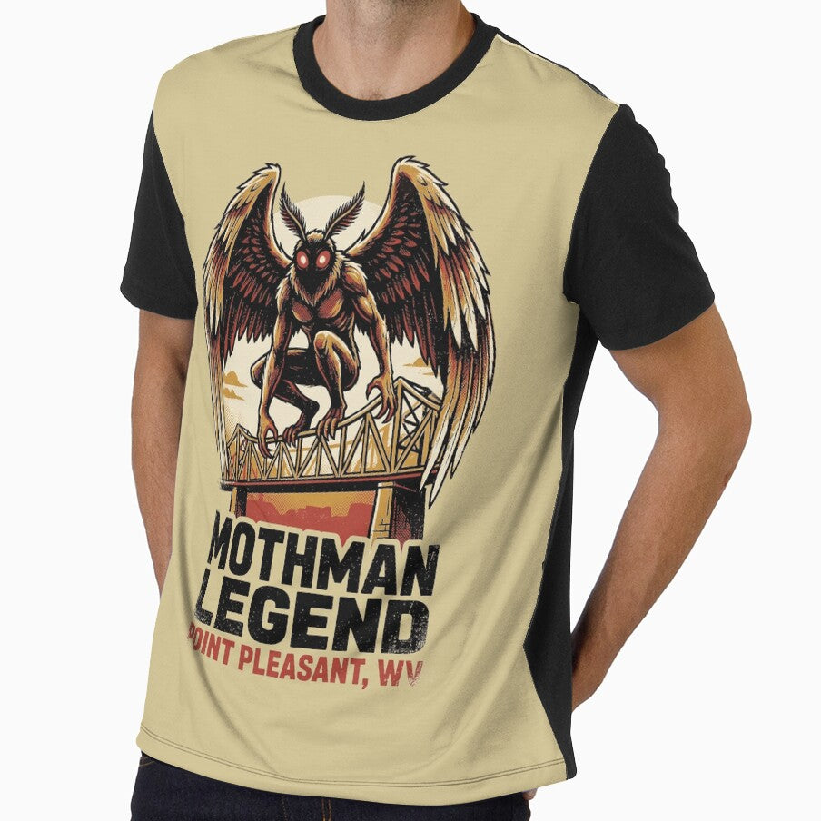 Mothman Legend Silver Bridge Point Pleasant WV Vintage Graphic by KiwiRider