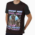 Rizz Em With the Tism Meme - Funny Autism Racoon in vintage 90s bootleg style by Becki-Studio