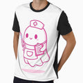 Kawaii Nurse Ghost – Cute Spooky Medical Halloween Design by DamianRoy88