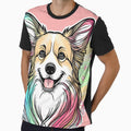 Pastel Long Haired Corgi by pixiedustpaint