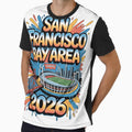 San Francisco Bay Area Golden Gate Stadium T-Shirt V10 by DarylWelsh2024