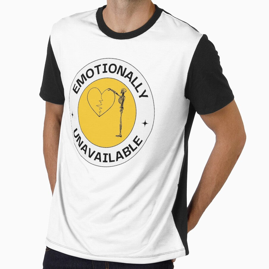Emotionally Unavailable | Funny Skeleton by PrintyRelatable