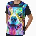 Tribal Corgi Dog Art 1 by DiatomDesigns