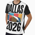 Dallas 2026 Texas Soccer Souvenir T-Shirt V4 by DarylWelsh2024