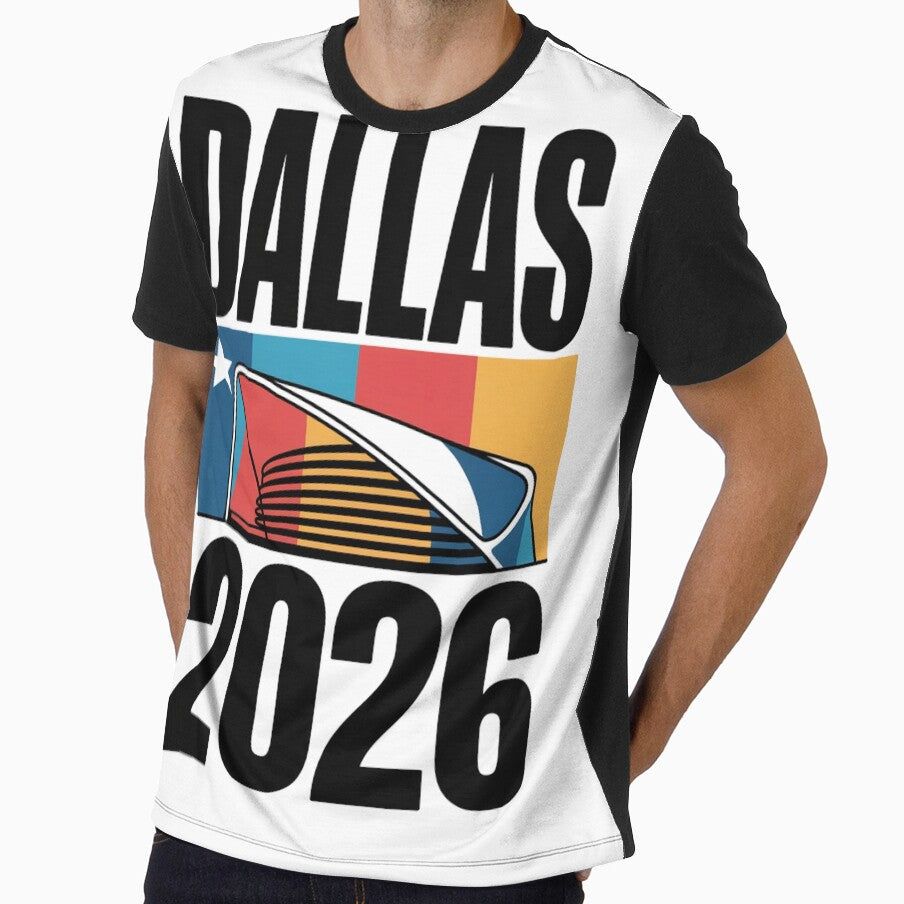 Dallas 2026 Texas Soccer Souvenir T-Shirt V4 by DarylWelsh2024