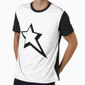 Graphic Y2K star black and white by oxymorion