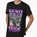 Send Noods Funny Retro Cat Ramen Aesthetic Bootleg Style Funny by Bongocomic