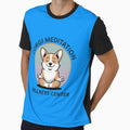 Corgi Meditation and Wellness Center Blue Design by Peter Stawicki