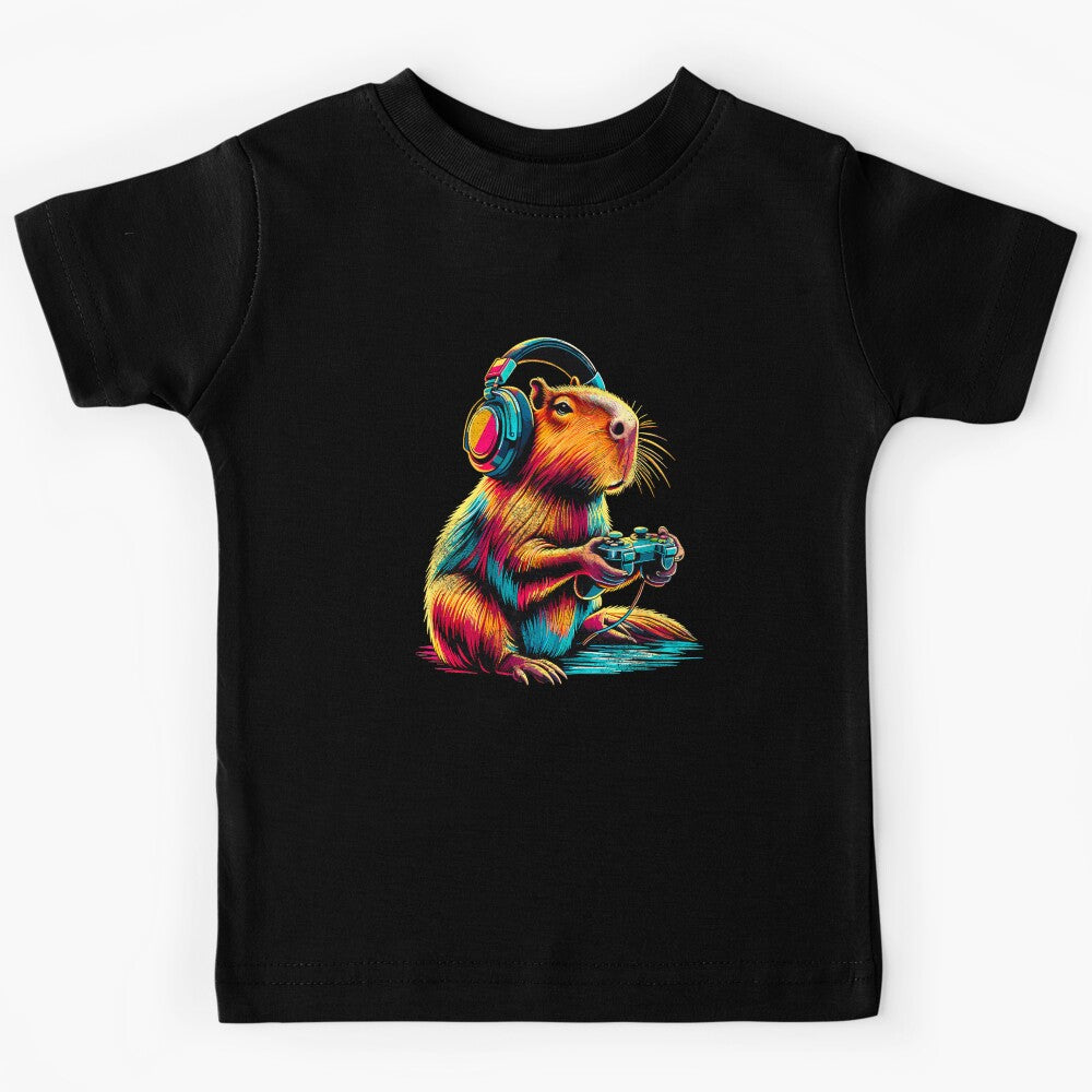 Capybara Gaming - Funny Gamer Capybara Design by JesterKrewArt